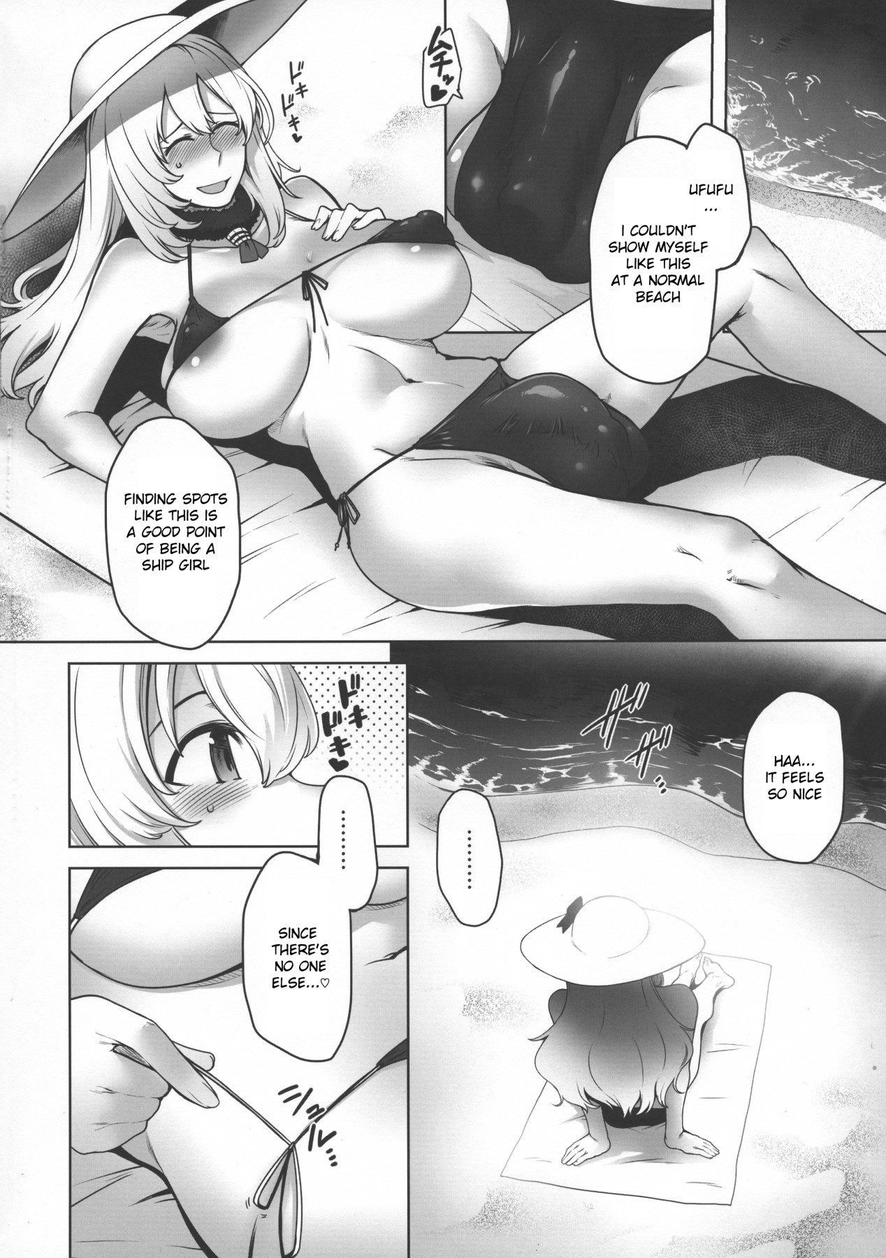 Hentai Manga Comic-Futanari Atago and The Secret Beach-Read-4